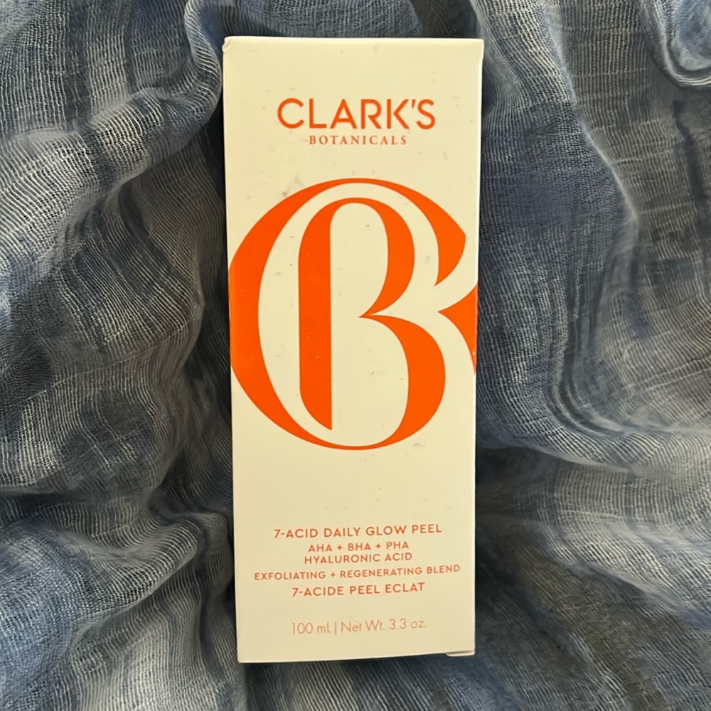 NIB Clark’s Botanicals 7-Acid Daily Glow Peel